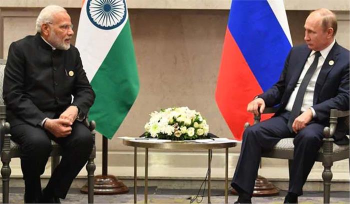प्रधानमंत्री मोदी ने राष्ट्रपति पुतिन के साथ की द्विपक्षीय वार्ता