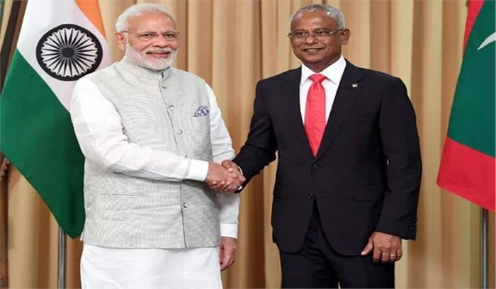 मालदीव ने मोदी को सर्वोच्च सम्मान निशान इज्जुद्दीन से सम्मानित किया