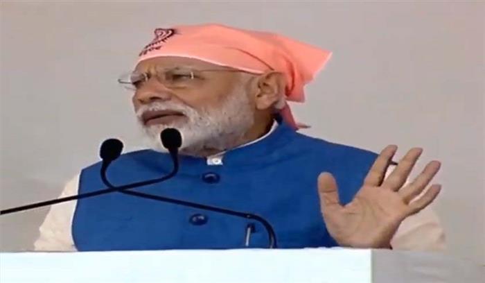 जातीय अत्याचार और भ्रष्टाचार देश की तरक्की का दुश्मन :पीएम मोदी