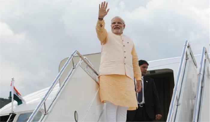 प्रधानमंत्री नरेंद्र मोदी दिल्ली रवाना