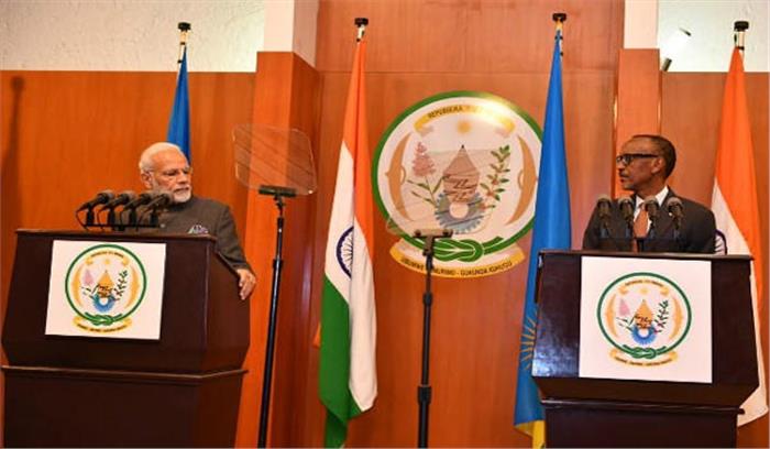 भारत-रवांडा के बीच आठ  समझौतों पर हस्ताक्षर, शीघ्र खुलेगा भारतीय उच्चायोग