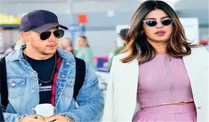 दिल्ली पहुंचे प्रियंका चोपड़ा, निक जोनस