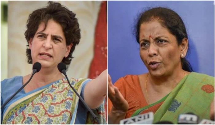 प्रियंका गांधी का वित्त मंत्री पर वार- क्या यह वास्तव में चूक थी या है चुनावी दांव