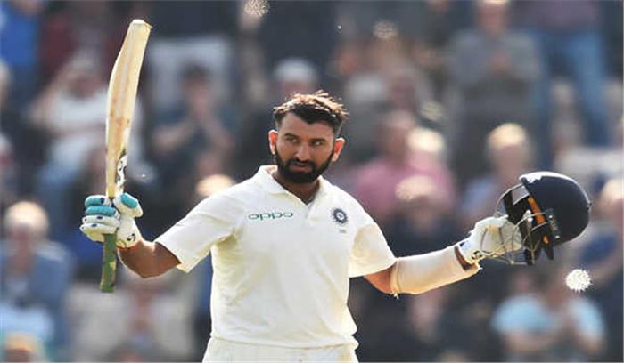 पुजारा के शतक ने भारत को संभाला