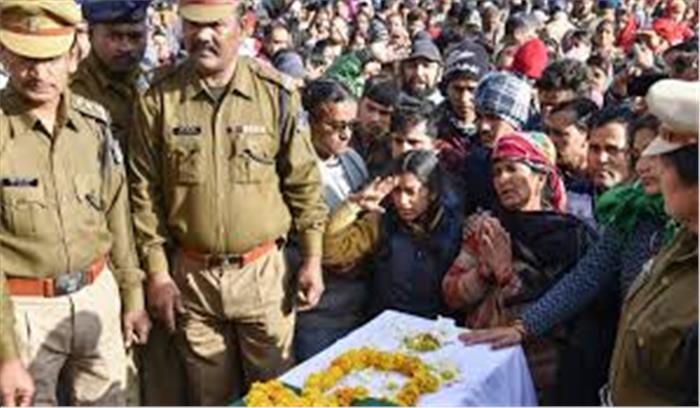 उत्तराखंड के 2 शहीदों का राजकीय सम्मान के साथ अंत्येष्टि