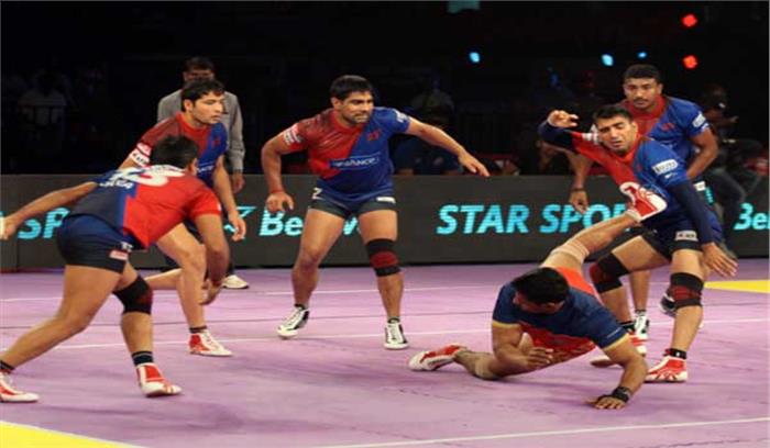 प्रो-कबड्डी लीग : लीग के आखिरी मैच में पुणे से हारी दबंग दिल्ली