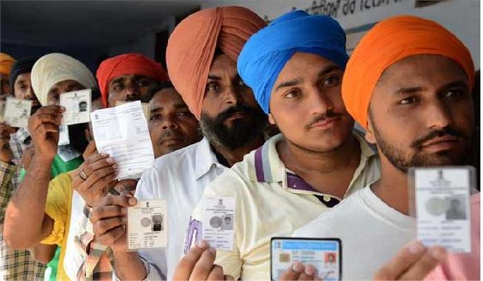 पंजाब चुनाव :10.30 बजे तक 11 प्रतिशत मतदान