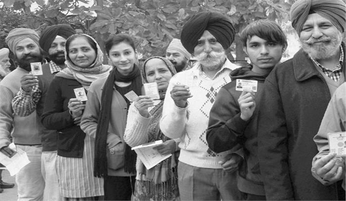 पंजाब में आठ जिलों में 53 बूथों पर मतदान शांतिपूर्वक समाप्त