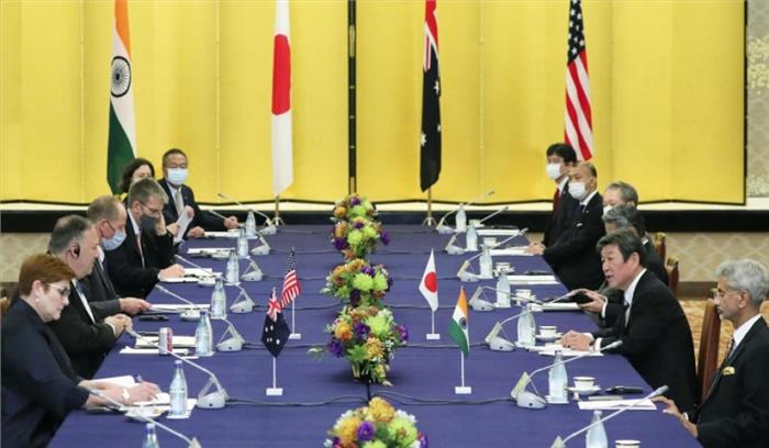 हिंद-प्रशांत में चीन के कदमों का विरोध करने पर क्वाड मंत्रियों ने जताई सहमति