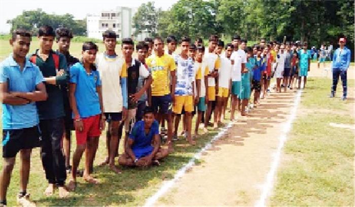 दौड़ में शिवांश, गोला फेंक में डिगेश्वर अव्वल
