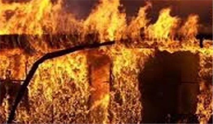 रायबरेली में आग से लाखों रुपये का सामान जलकर राख