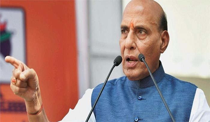 राफेल जैसे गैर जरूरी मुद्दे को हवा देने की कोशिश में लगी है विपक्ष: राजनाथ सिंह