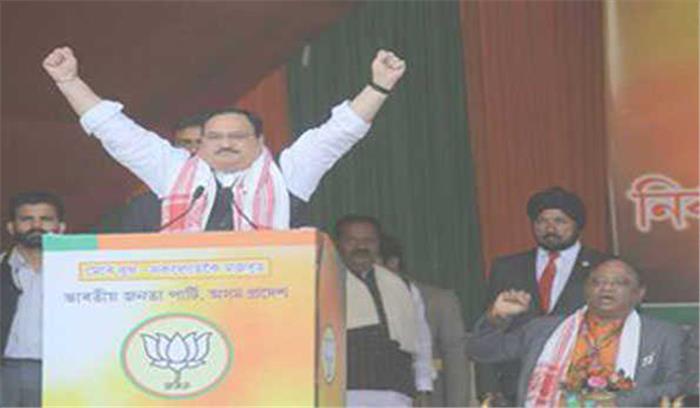 राहुल सीएए के विरोध में दो लाइन बोलें : नड्डा