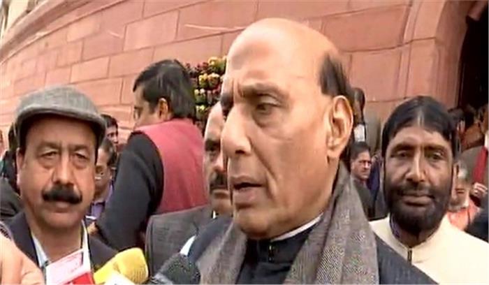 राहुल की नागरिकता पर नोटिस सामान्य प्रक्रिया : राजनाथ