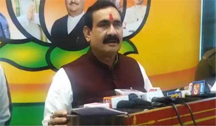 राहुल गांधी सिर्फ चुनाव में बनते हैं जनेऊधारी हिंदू : नरोत्तम मिश्रा