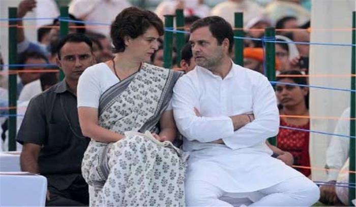 राहुल गांधी इस्तीफे पर अड़े , प्रियंका-सचिन समेत कई नेता मिलने पहुंचे