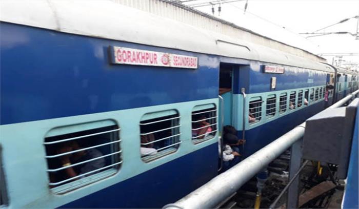 गोरखपुर-सिकंदराबाद एक्सप्रेस में लगाया जाएगा अतिरिक्त कोच