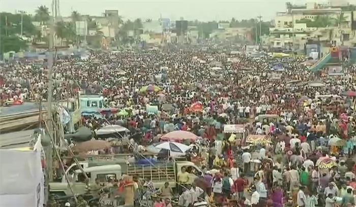भगवान जगन्नाथ की बाहुड़ा यात्रा के साक्षी बने हजारों श्रद्धालु