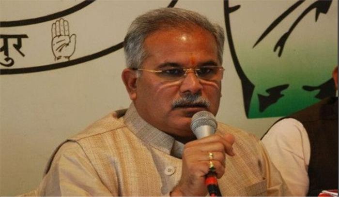 छत्तीसगढ़: बारिश से शपथ ग्रहण स्थल में भरा पानी