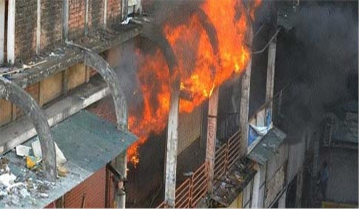 रायपुर में शॉर्ट सर्किट से लगी आग, सामान जलकर खाक