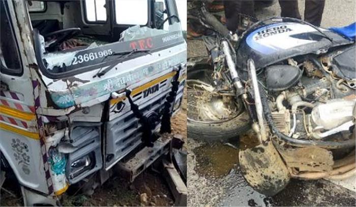 अलवर जिले में ट्रेलर की चपेट में आने से युवक की मृत्यु, एक घायल