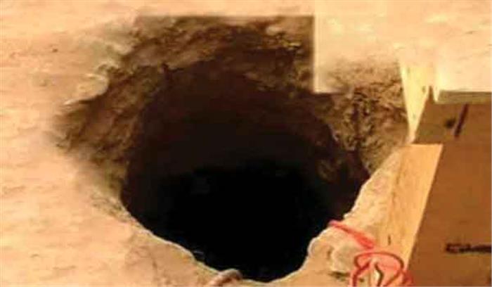 राजस्थान : सवाईमाधोपुर जिले में एक बच्चा बोरवेल में गिरा