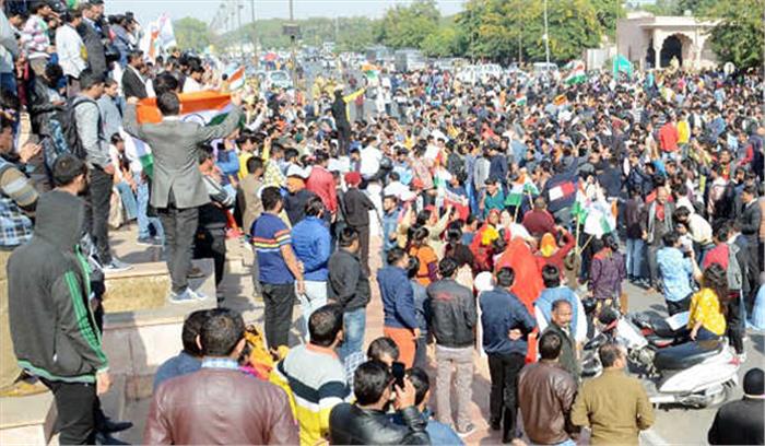 राजस्थान में नागरिकता कानून के समर्थन और विरोध में प्रदर्शन