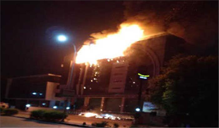 राजस्थान में रेस्त्रां में भीषण आग लगने से भारी नुकसान