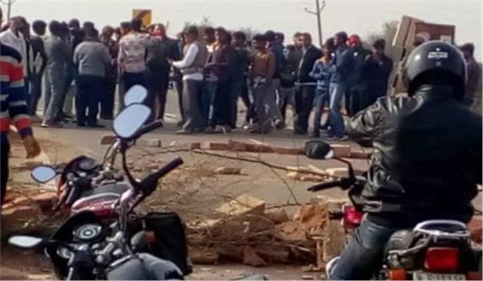 गुर्जर आंदोलन ने चौथे दिन आगरा नेशनल हाईवे किया जाम