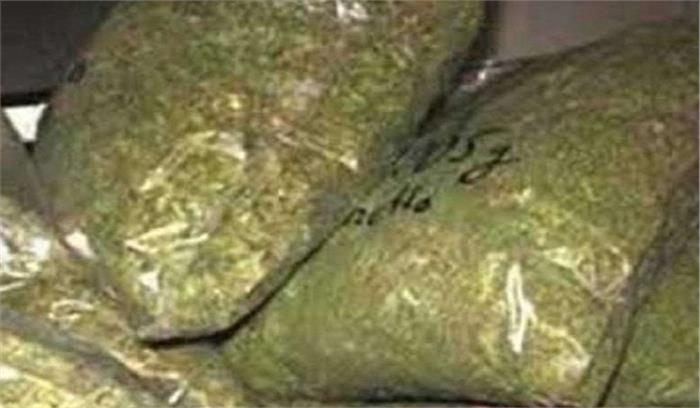 ट्रक से 190 किलो गांजा बरामद