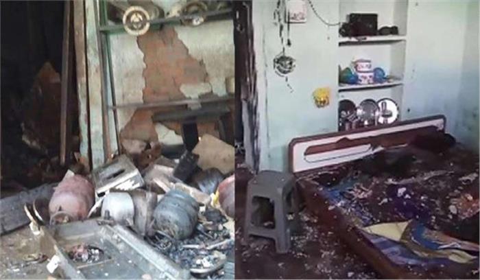 राजस्थान : एलपीजी सिलेंडर विस्फोट में 13 घायल राजस्थान : एलपीजी सिलेंडर विस्फोट में 13 घायल