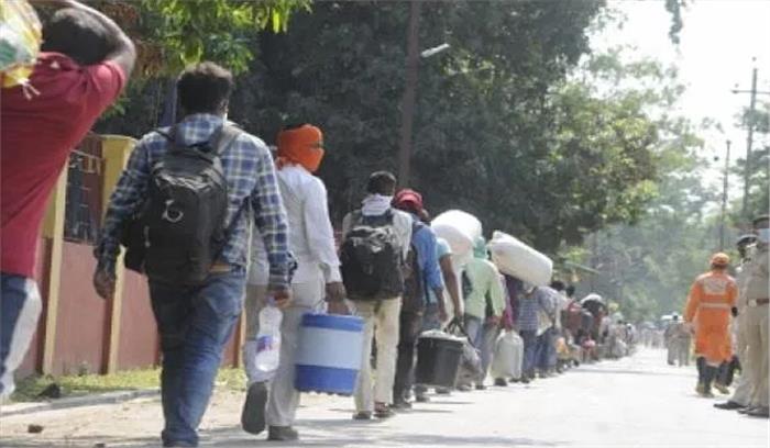 राजस्थान ने 96,000 प्रवासियों को उनके राज्य भेजा