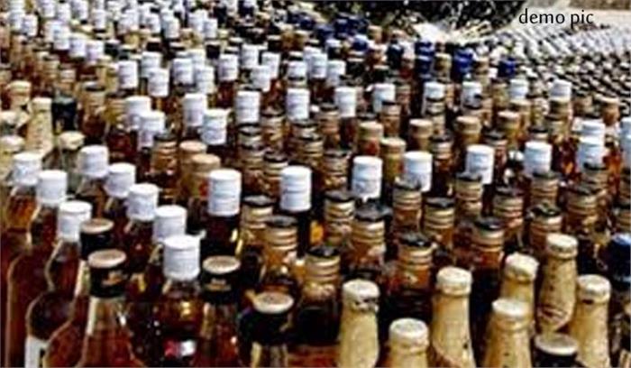  राजस्थान में करीब बीस लाख रुपये की अवैध अंग्रेजी शराब बरामद