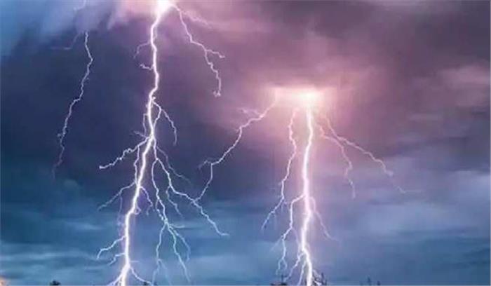 राजस्थान में बारिश के दौरान आकाशीय बिजली गिरने से 7 बच्चों सहित 9 लोगों की मौत