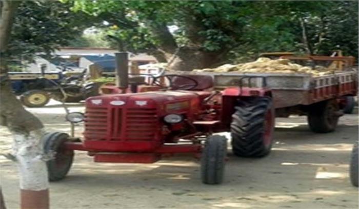 अलवर जिले में अवैध खनन करके पत्थरों से भरा ट्रैक्टर ट्रॉली सहित एक व्यक्ति गिरफ्तार