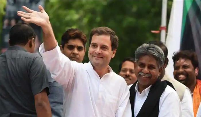 राजस्थान के दो दिवसीय दौरे पर कांग्रेस अध्यक्ष राहुल गांधी