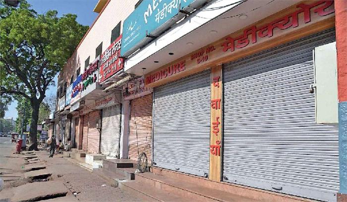 राजस्थान में दिखा वीकेंड कर्फ्यू का असर, बाजारों में दुकानों पर लगा ताला