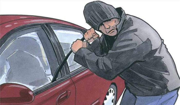 राजस्थान में पुलिस अधीक्षक की गाड़ी हुई चोरी