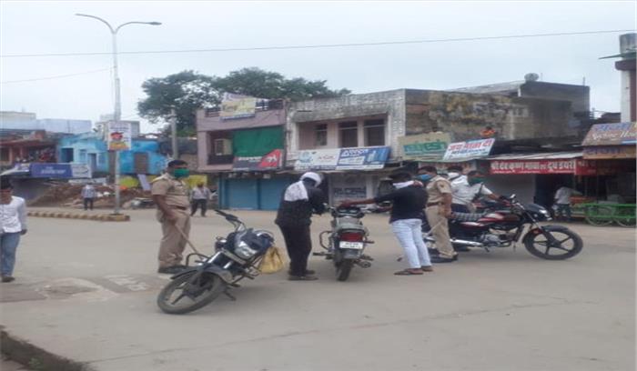 बारां में वीकेंड कर्फ्यू का असर बेअसर