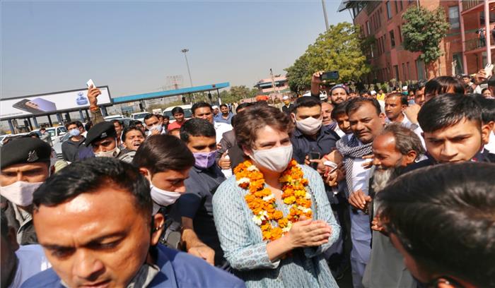 किसान महापंचायत की मंच से प्रियंका गांधी ने दिया दुष्कर्म पीड़िता को न्याय का भरोसा