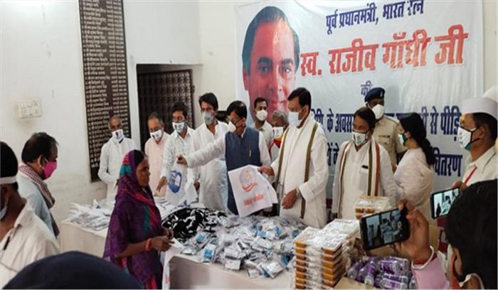 राजीव गांधी के बलिदान दिवस को बिहार कांग्रेस ने कोविड सेवा दिवस के रूप में मनाया
