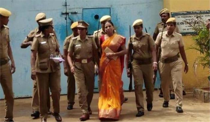 राजीव गांधी हत्याकांड की दोषी नलिनी पेरोल पर रिहा