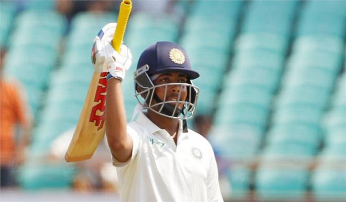 डेब्यू टेस्ट में पृथ्वी शॉ का शतक, रचा इतिहास