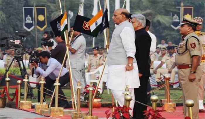 पुलिस स्मृति दिवस पर राजनाथ ने पुलिस कर्मियों को दी श्रद्धांजलि