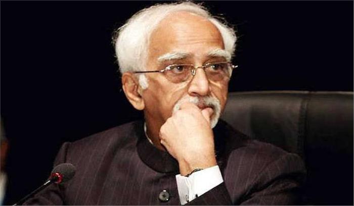 हामिद अंसारी ने राज्यसभा को शायराना अंदाज में कहा अलविदा