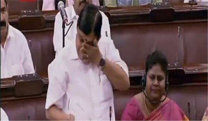 राज्यसभा से 5 सदस्यों की हुई विदाई, मैत्रेयन हुए भावुक