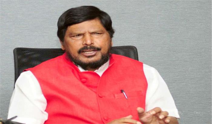 रामदास आठवले ने देश में जातीय आधार पर जनगणना की उठाई मांग