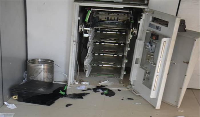 झारखंड : एटीएम मशीन से 37 लाख रुपये की लूट