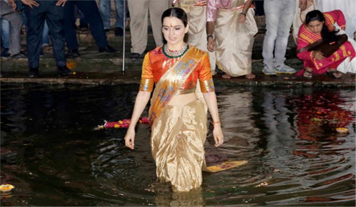 कंगना रनौत हुई मणिकर्णिकाके सेट पर घायल