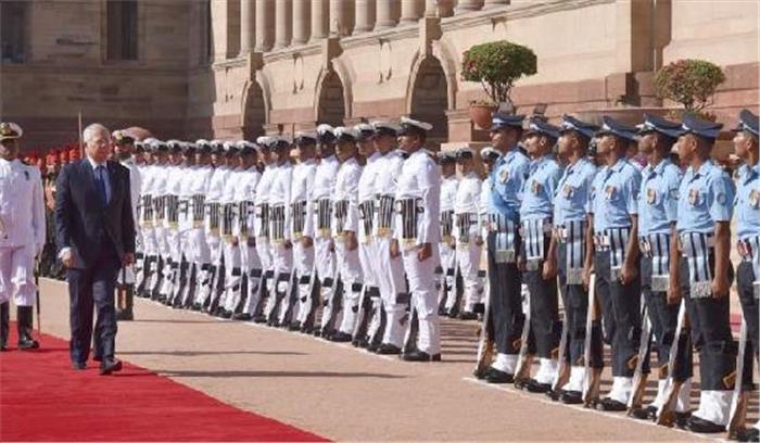 मलेशिया के प्रधानमंत्री का राष्ट्रपति भवन में भव्य स्वागत